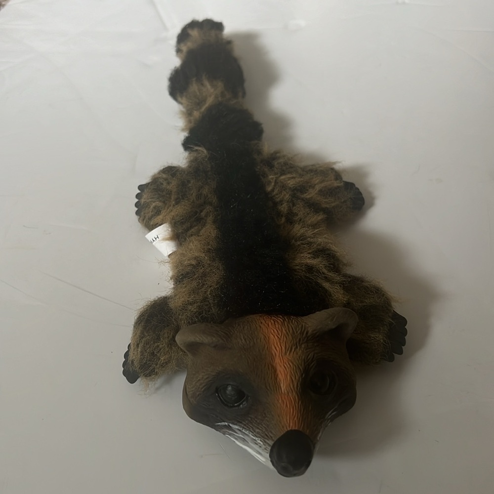 Latex Fox Head With Plush Body Squeaky Dog Toy